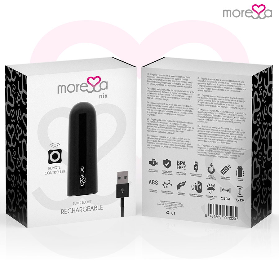 Nix Vibrator mit Fernbedienung Schwarz – Ansicht 7