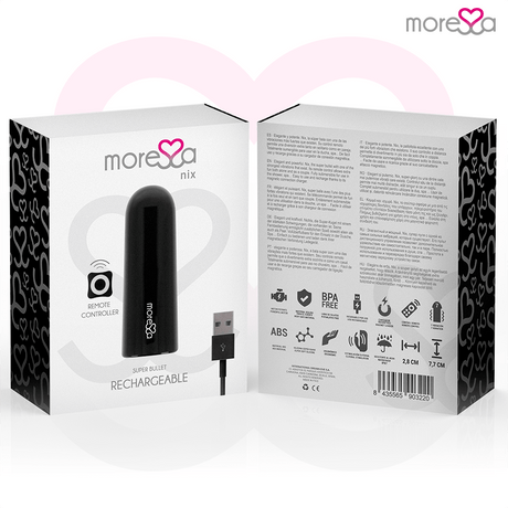 Nix Vibrator mit Fernbedienung Schwarz