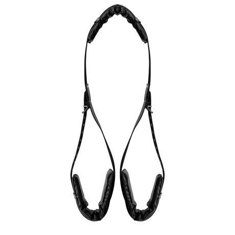 Oberschenkel-Sling Ouch gepolstert mit Nackenband Schwarz 68 cm – Ansicht 4