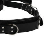 Oberschenkel-Sling Ouch gepolstert mit Schnallen Schwarz 121 cm – Ansicht 7
