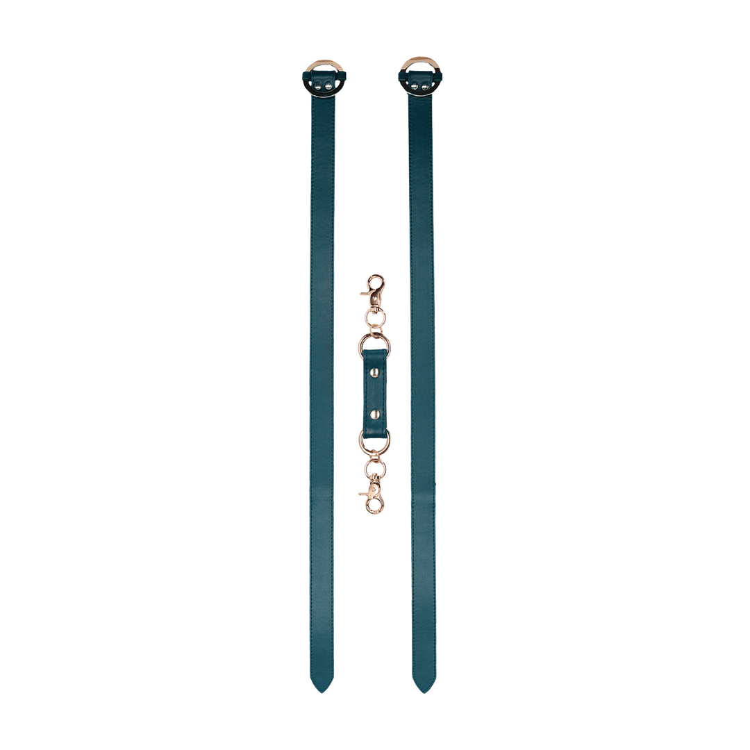 Oberschenkelriemen Ouch mit Ringen Petrol 75,5 cm – Ansicht 5