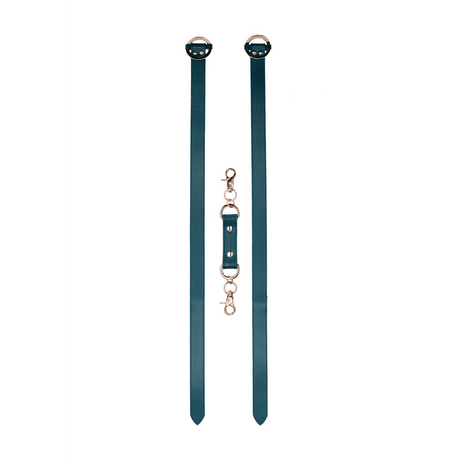 Oberschenkelriemen Ouch mit Ringen Petrol 75,5 cm – Ansicht 5