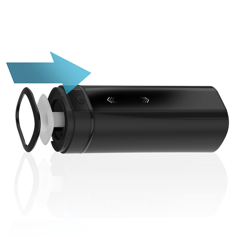 Onyx+ Teledildonic mit Hauttextur 16,5 cm – Ansicht 6