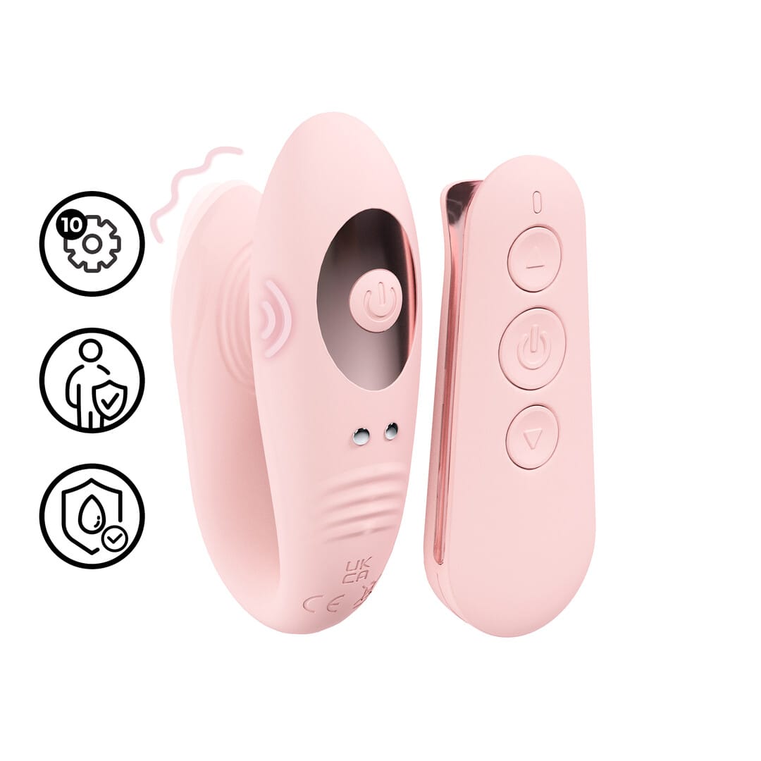 Paarvibrator Charme mit Fernbedienung Rosa 6,7 x 2,6 cm