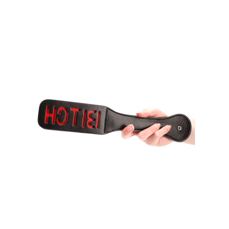 Paddle Ouch mit Bitch-Prägung Schwarz 31,5 x 5,5 cm – Ansicht 4