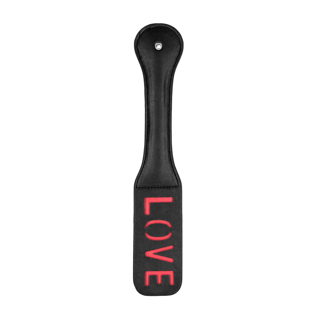 Paddle Ouch mit Love-Prägung Schwarz 31,5 x 5,5 cm