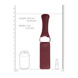 Paddle Ouch Luxus mit Metallring in Bordeaux und Petrol 34,5 cm – Ansicht 5