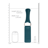 Paddle Ouch Luxus mit Metallring in Bordeaux und Petrol 34,5 cm – Ansicht 10