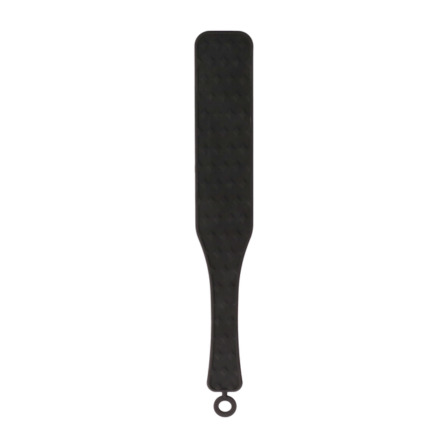 Paddle Ouch aus Silikon mit Rautenrelief Schwarz 40 cm