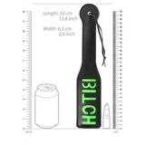 Paddle Ouch mit Bitch-Prägung Neongrün 32,2 cm – Ansicht 6