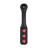 Paddle Ouch mit Herzen-Prägung Schwarz 31,5 x 5,5 cm