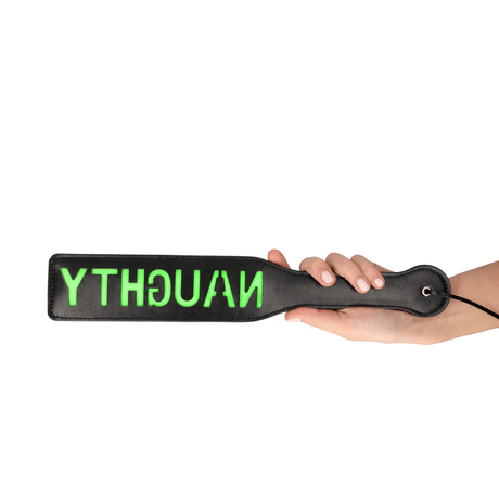 Paddle Ouch mit Naughty-Prägung Neongrün 39,5 cm – Ansicht 7