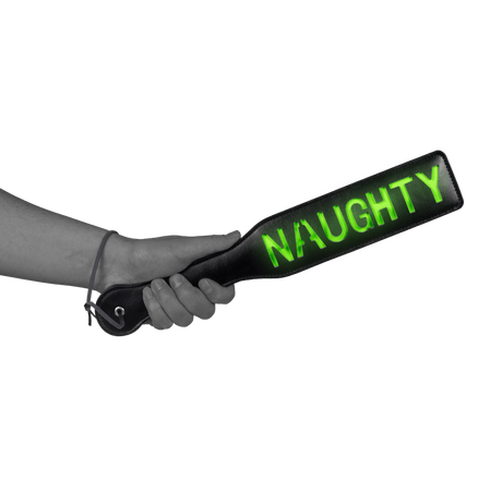 Paddle Ouch mit Naughty-Prägung Neongrün 39,5 cm – Ansicht 5