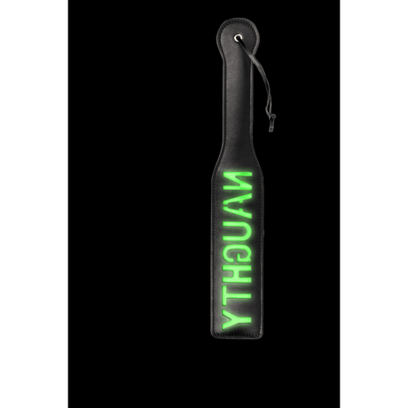 Paddle Ouch mit Naughty-Prägung Neongrün 39,5 cm