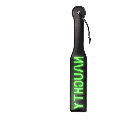 Paddle Ouch mit Naughty-Prägung Neongrün 39,5 cm – Ansicht 2