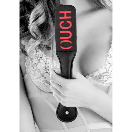 Paddle Ouch mit Ouch-Prägung Schwarz 32 cm