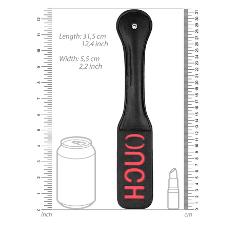 Paddle Ouch mit Ouch-Prägung Schwarz 32 cm – Ansicht 6