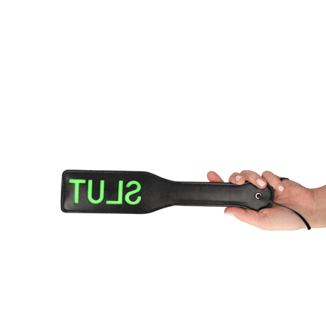 Paddle Ouch mit Slut-Prägung Neongrün 32,2 cm – Ansicht 6