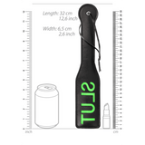 Paddle Ouch mit Slut-Prägung Neongrün 32,2 cm – Ansicht 5