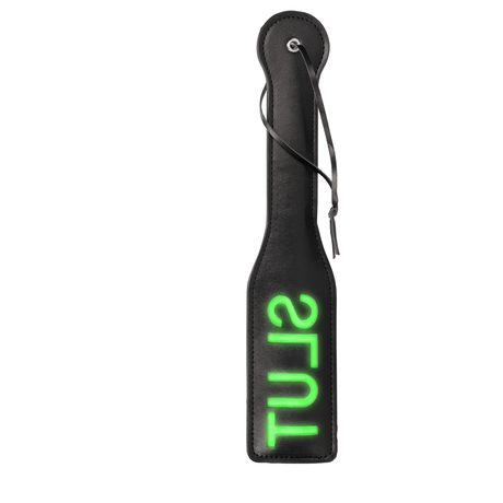 Paddle Ouch mit Slut-Prägung Neongrün 32,2 cm – Ansicht 2