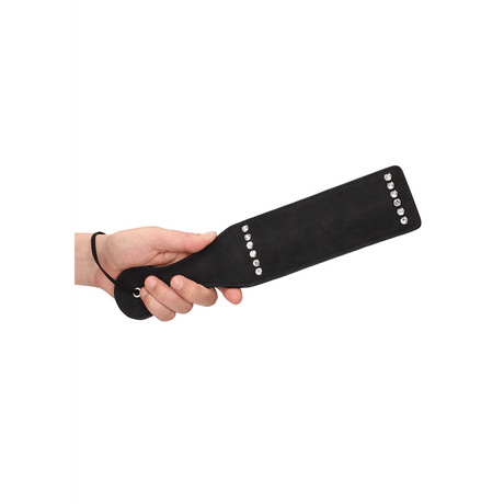 Paddle Ouch mit Strasssteinen Schwarz 30,2 x 6,3 cm – Ansicht 7