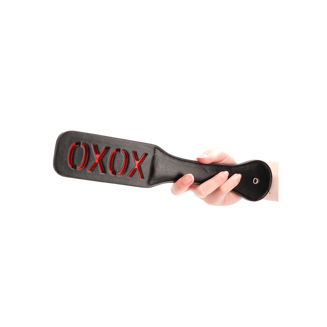Paddle Ouch mit XOXO-Prägung Schwarz 31,5 x 5,5 cm – Ansicht 4