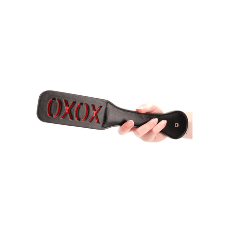 Paddle Ouch mit XOXO-Prägung Schwarz 31,5 x 5,5 cm – Ansicht 4