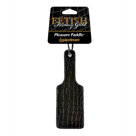 Paddle Pipedream Fetish Fantasy Gold Pleasure Paddle Schwarz 36,5 cm – Ansicht 2