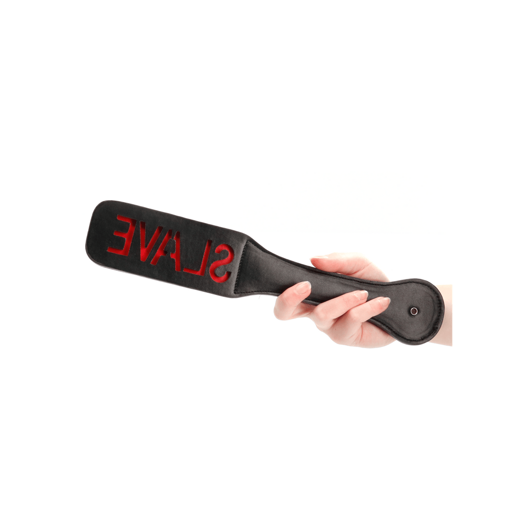 Paddle Ouch mit Slave-Prägung Schwarz 31,5 x 5,5 cm – Ansicht 4