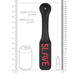 Paddle Ouch mit Slave-Prägung Schwarz 31,5 x 5,5 cm – Ansicht 3