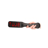 Paddle Ouch mit Slut-Prägung Schwarz 31,5 x 5,5 cm – Ansicht 4
