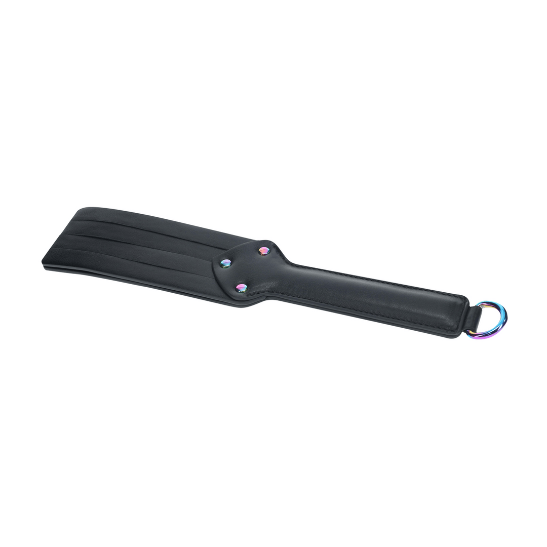 Paddle Ouch Venice mit Regenbogen-Beschlägen Schwarz – Ansicht 2