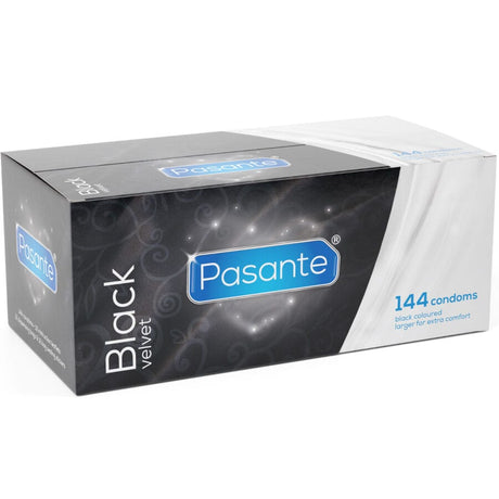 Pasante - Black Velvet Kondome Box 144 Einheiten
