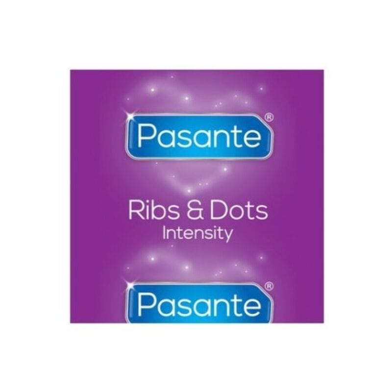 Pasante - Ribs & Dots Intensity Kondome 144 Einheiten