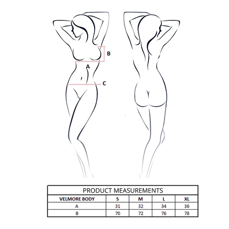 Passion - Velmore Body Schwarz L/XL