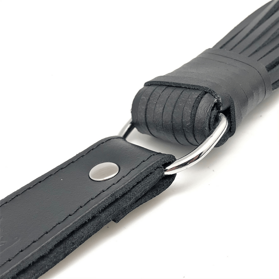 Peitsche Martinet aus Leder Schwarz 75 cm – Ansicht 3