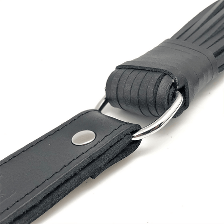 Peitsche Martinet aus Leder Schwarz 75 cm – Ansicht 3