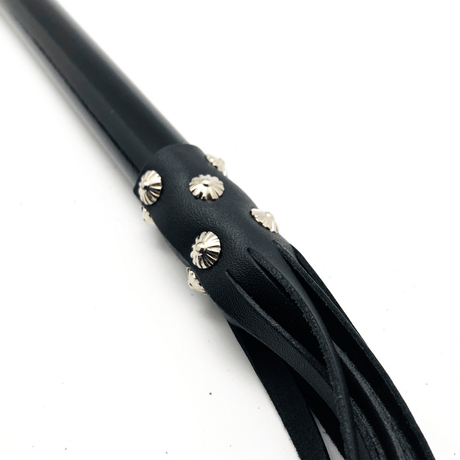 Peitsche Martinet mit Holzgriff Schwarz 78 cm – Ansicht 2