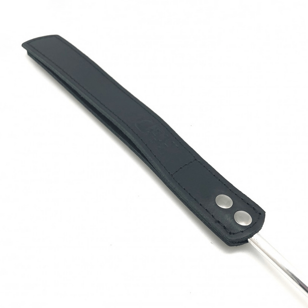 Gerte mit Metallgriff Schwarz und Silber 70,5 cm – Ansicht 4