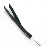 Gerte mit Metallgriff Schwarz und Silber 70,5 cm – Ansicht 3