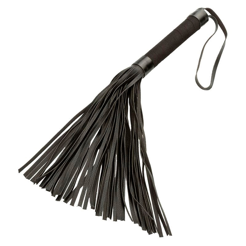 Peitsche Nocturnal Flogger Leder Schwarz
