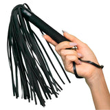 Peitsche Nocturnal Flogger Leder Schwarz