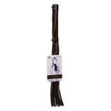 Peitsche Nocturnal Flogger Leder Schwarz