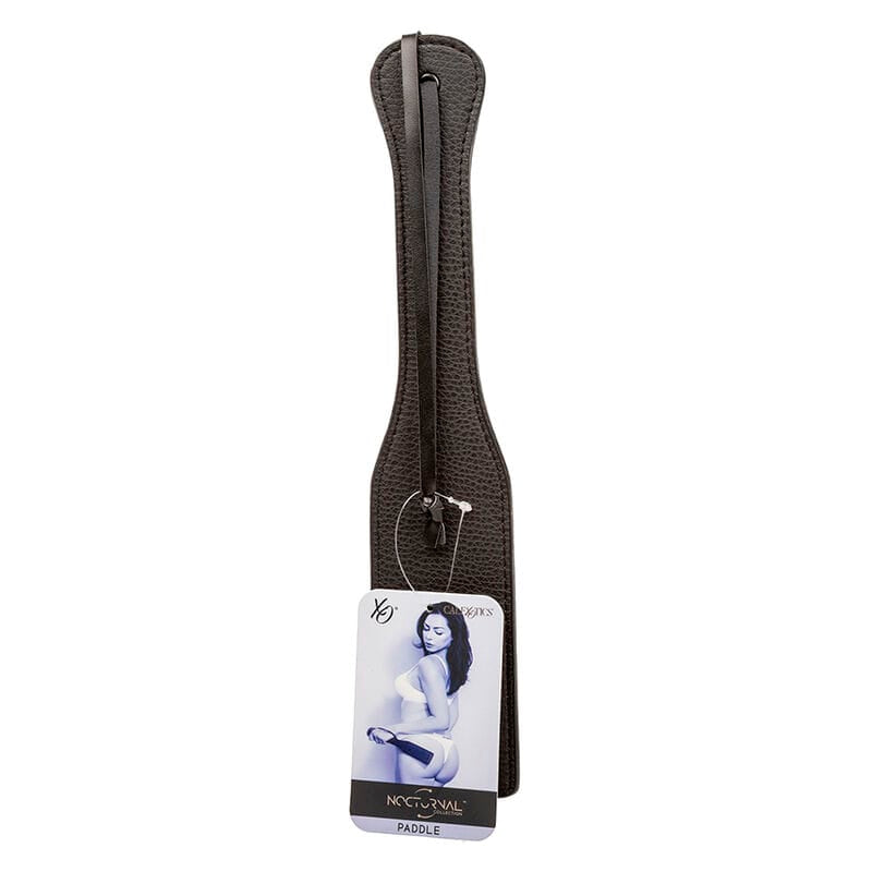 Peitsche Nocturnal Paddle Leder Schwarz
