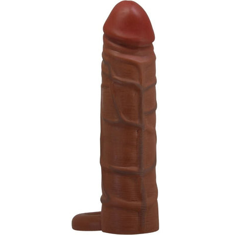 Penishülle Kaile mit Verlängerung Mulatte 2,5 cm