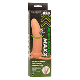 Penishülle Maxx Thick Dual Penetrator 10 Vibrationen Fleisch Hautfarbe