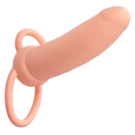 Penishülle Maxx Thick Dual Penetrator 10 Vibrationen Fleisch Hautfarbe