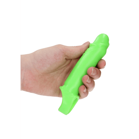 Penishülle Ouch glatt nachtleuchtend Grün 10 x Ø 2,8 cm – Ansicht 6