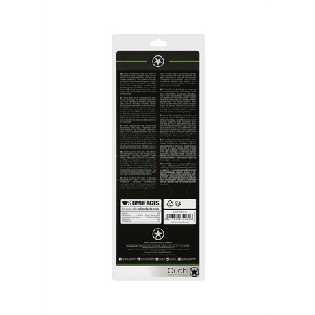 Penishülle Ouch glatt nachtleuchtend Grün 10 x Ø 2,8 cm – Ansicht 3