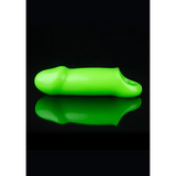 Penishülle Ouch glatt nachtleuchtend Grün 11 x Ø 4 cm